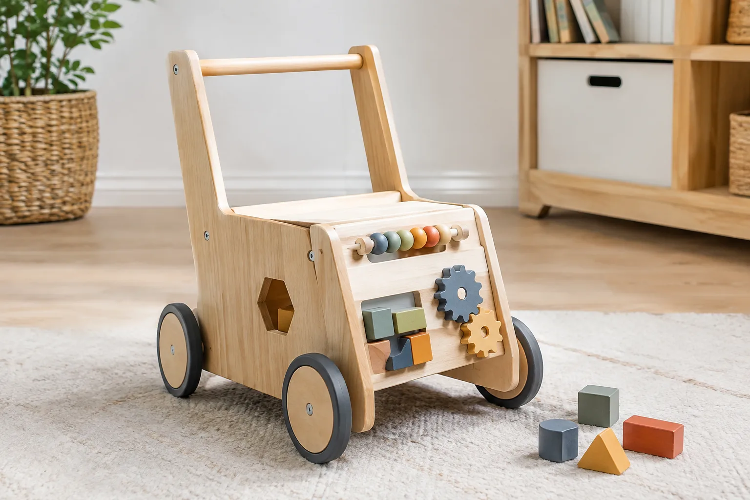 Modulare und mitwachsende Lauflernwagen: Bauplaene fuer flexible Kindermoebel